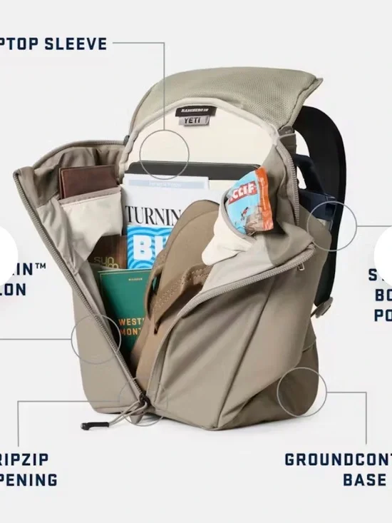 Yeti Women's Ripzip Backpack in Pink - Picture 9 of 13